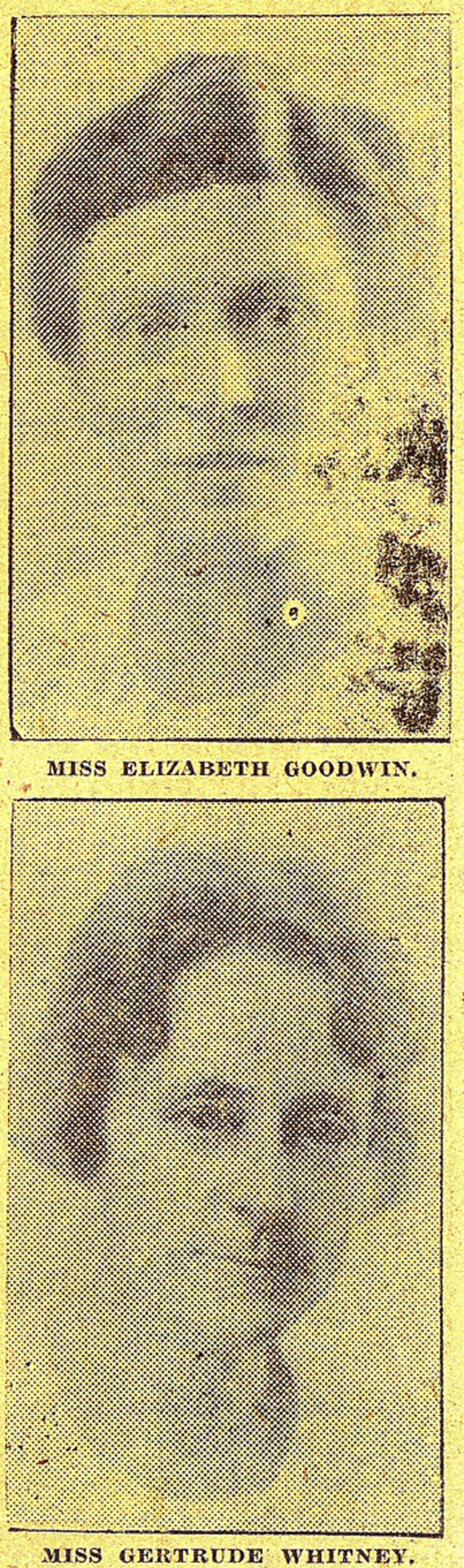 Gertrude Whitney and Elizabeth Goodwin